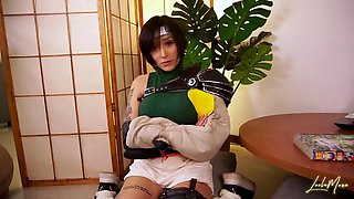 I suck my step-brothers dick as Yuffie from Final fantasy - Leela Moon