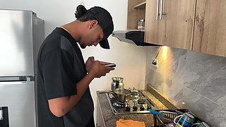 I have a hard fuck with my friend's girlfriend while the cuckold is distracted