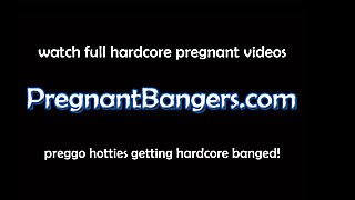 Pregnant Bangers Taking a Shower