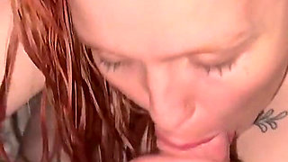 At-home Blowjob at Night From My Slutty Wife