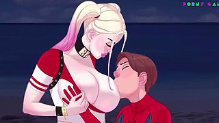Beach Cartoon Cumshot Pt. 3