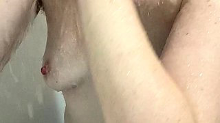 Cute curly brunette solo webcam masturbation