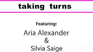 Silvia and Aria's dick sucking smut