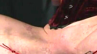 Humiliating bondage and hard penetration