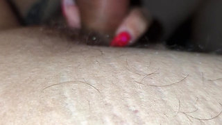 Mommy sucks stepdad's dick. Dad then squirts in mommy's.