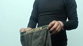 Sexy girl with Indian police man