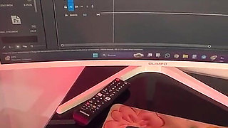 Distracting My Husband While He Works: Surprise Blowjob and Creampie in the Office