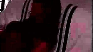 Amateur brunette in latex lingerie fucks hardcore in kitchen