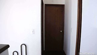 Bella Rolland's Wild Backdoor Cleanup in Office Heat