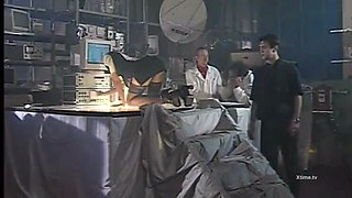 Doctor Anal Fucks Slut's Ass with New Sex Toy - Threesome Creampie