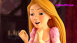 Rapunzel Play With Small Cock ( Cartoon Parody )