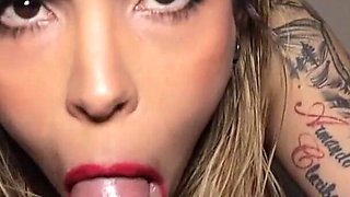 My Slutty Girlfriend Calls Me to Her Room to Suck My Cock - Cum in Mouth