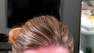 Pov deepthroat blowjob and handjob