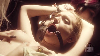 Lesbian Sex Witches Corrupt the Innocent - Luna Luxxx & Kasara Wood & Fiona Fox