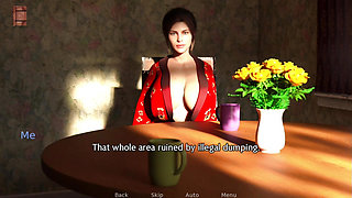 Hot MILF neighbor Aunt fuck during, when no one in house, in the end caught by uncle