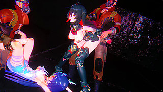 Honkai Impact - Seele Vollerei BBC Rough Sex - 3D Hentai Animations