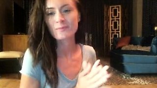 Stacked brunette goes solo toys and masturbation