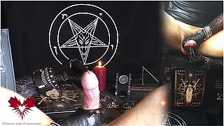 Sperm Extraction With A Drinking Straw. Latex Gloves And Wristwatch. In The Style Of Watchesandnails
