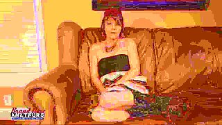 Stuninng MILF Cathrine Blows A Juicy Boner To Get Pounded!