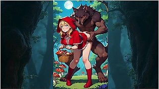 Little Red Riding Hood Stuffed And Bred By The Big Bad Wolf