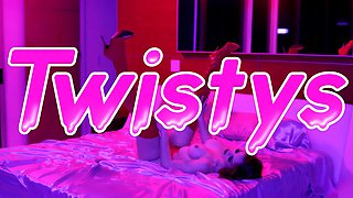 Twistys - gorgeous Kenzie Reeves gets her clittie taunted by hot milf Sofie Marie after a raw solo have fun