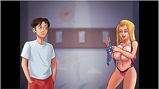 Anon Went To The Bikini Contest To See Roxxy(18+) - Summertime Saga Gameplay Part1
