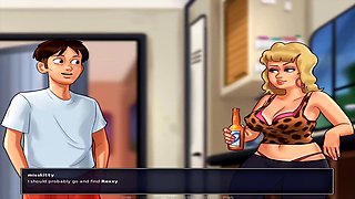Masturbating, udders, cartoon movie