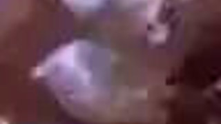 Mature Wife Masturbates in the Bathtub and Then Lets Her Husband Fuck Her From Behind Until He Cums Inside Her.