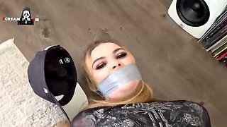 Skater Girls Tight Ass Jeans Bound and Hogtied