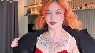Just a Simple Mirror Striptease but How Hot It Is ‍