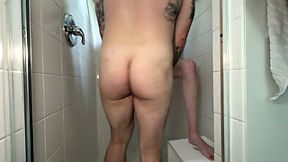 Stepdaddy Sips My Piss in the Shower