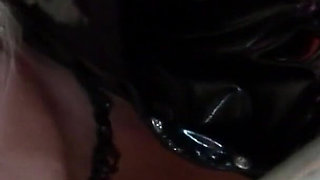 Blonde and brunette hotties get pounded by two horny builders