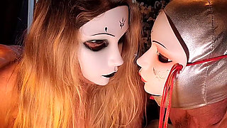 Domslut Gets Frisky in Black Mesh Nighty Pegging with Xxl Dildo Strapon, Thamaskedbandit, and Carmenharness From Mrhankeystoys