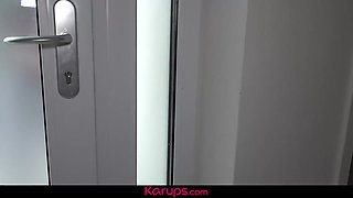 Sexy Milf Housewife Ria Devochka Sucks & Rides A Big Uncut Young Cock After Getting Lost!