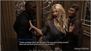 Car Toon - Awam - Fucked In The Ass By A Bbc On A Public Elevator - Kimmytoons