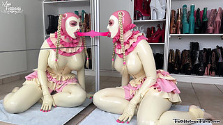 Horny Gagged Barbie Doll Miss Fetilicious Multiple Orgasms