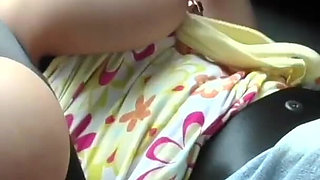 In Car Drive in Centrum Town Watch Porn on My Mobile and Masturbate