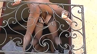 A Couple Gets Spied on While They Fuck at Home