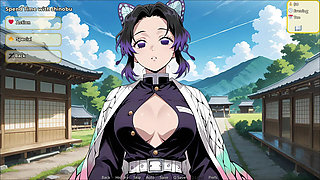 Hentai Hustle - Fucking Shinobu's Pink Pussy from Demon Slayer