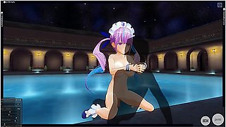 3d Hentai Minato Aqua Pool Fuck And Cum