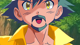 ASH X MISTY. OUTDOOR SEX. POKEMON HENTAI