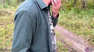 Social Experiment XXX: Random Guy Licks My Pussy Outdoors