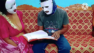 Student Seduced and Takes Everything From His Hot Teacher - Tamil Erotic Video with Loud Moaning