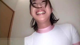 Japanese flexible teen orgasm in spandex bodysuit