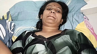 Close-Up Pussy Fuck with Silicon Condom - Desi Bhabhi Moans Loudly