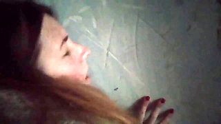 Fucked a college girl at the entrance