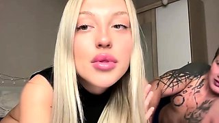 Hot blonde teen fingering her juicy pussy 3