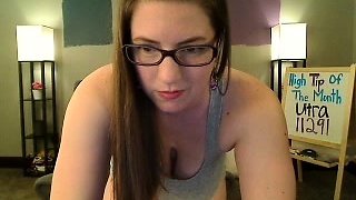 Big boobed Memphis masturbates in a bodystocking