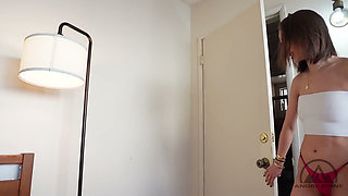 Petite Brazilian Stepsis Christina Sage Seduces You in Your Bed