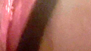 MILF Stimulating Clit with New Toy